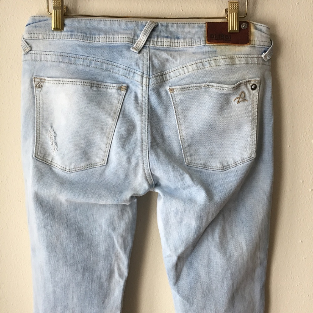DL1961 Amanda Frenzy Distressed Skinny Jeans - Picture 6 of 12